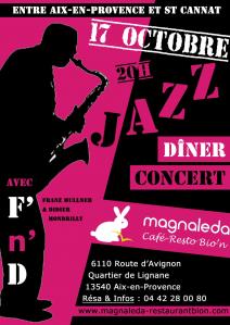 Affiche Concert Jazz Chez EVE